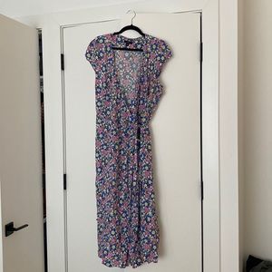 J Crew floral wrap dress, Size XL